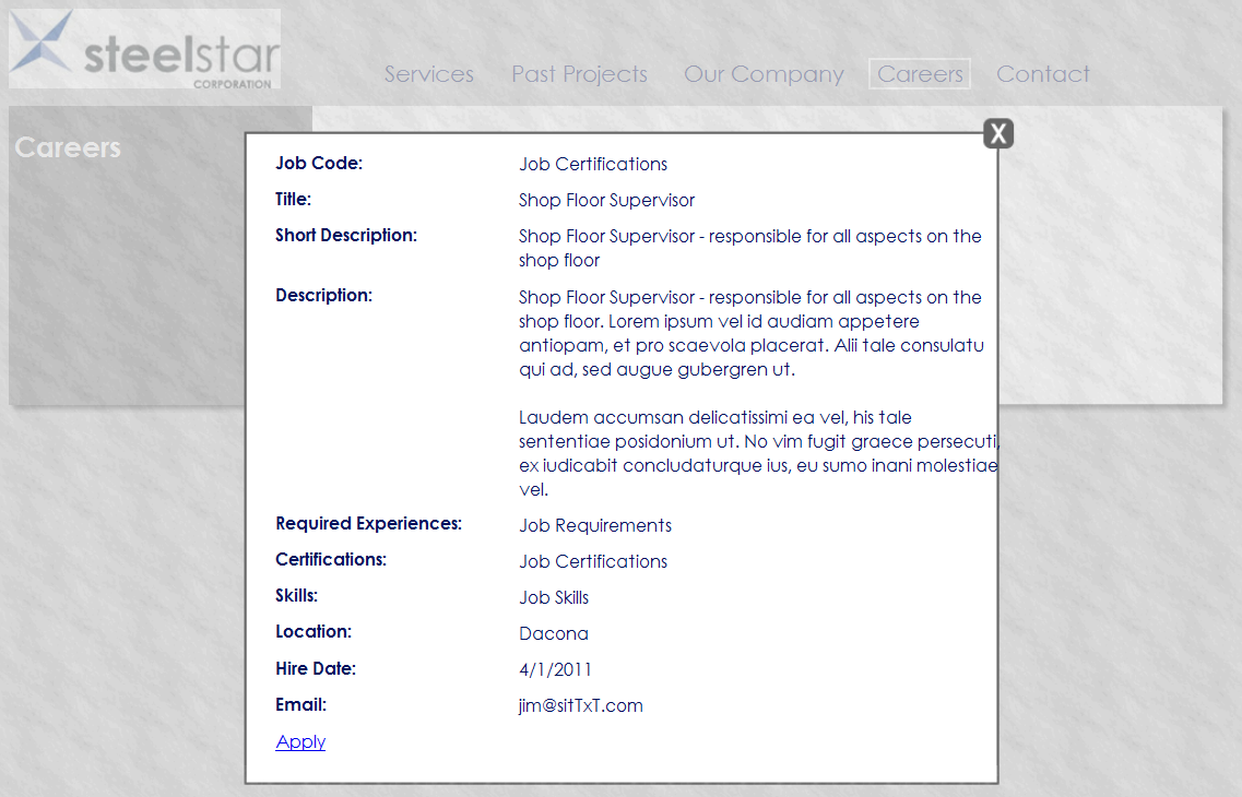 Job Listings - User 2